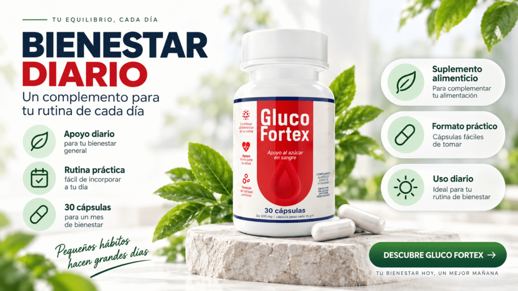 Gluco Fortex suplemento alimenticio