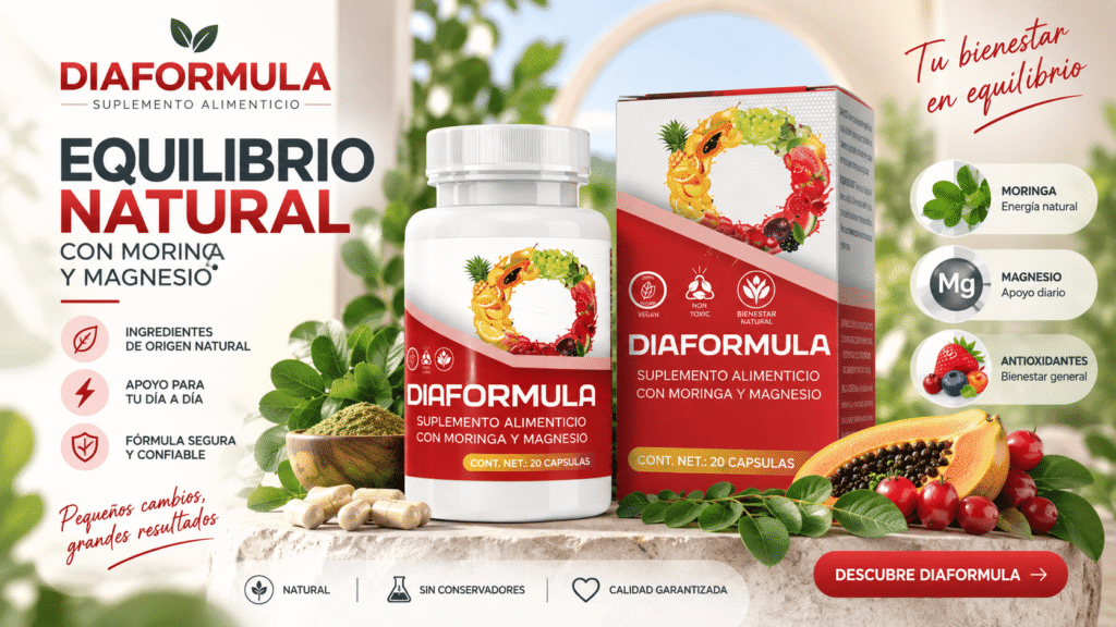 Diaformula con moringa y magnesio