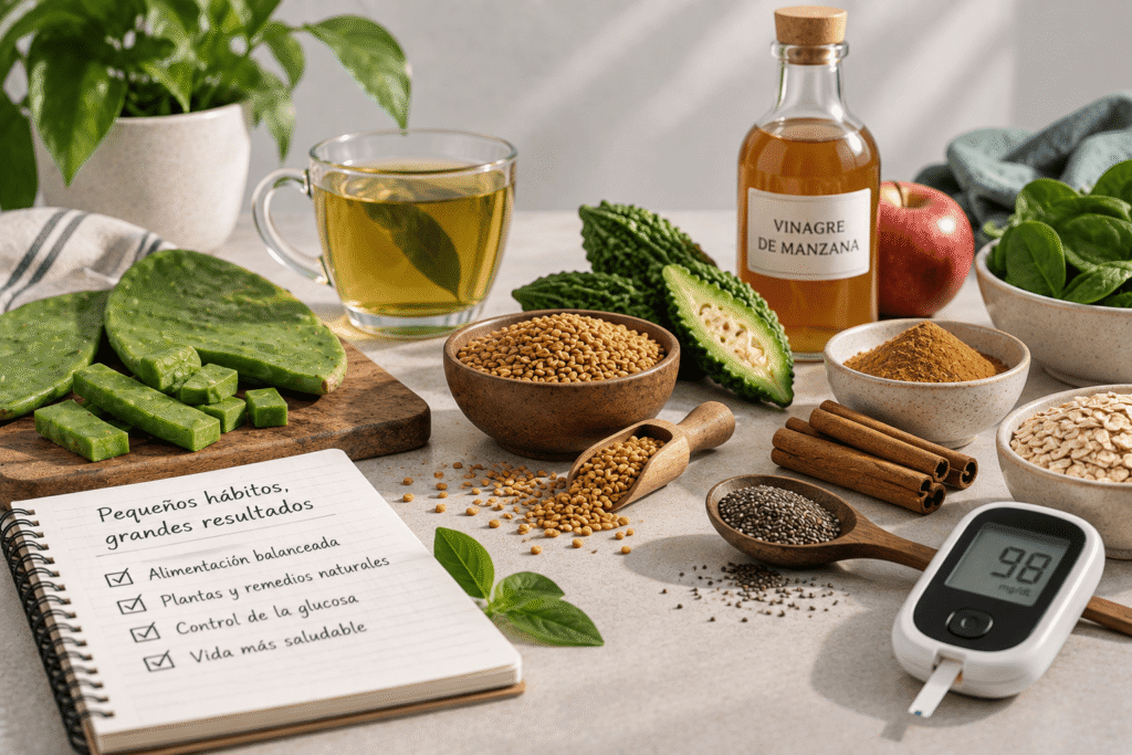 Alimentos naturales para control de glucosa